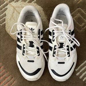 Adidas ZX White Black Sneakers